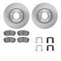 Dynamic Friction Co 6512-21167, Rotors with 5000 Advanced Brake Pads includes Hardware 6512-21167